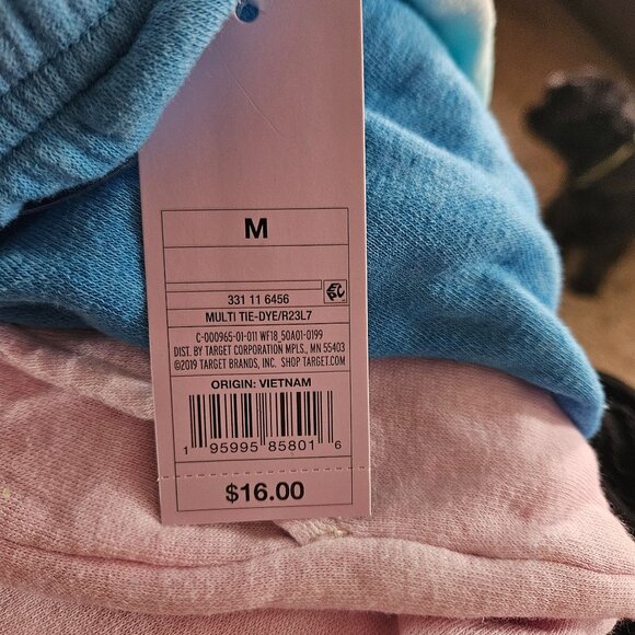 Wild Fable Tie-Dye Womens Lounge Shorts Multi-Color Elastic Waist Size M Casual - Picture 10 of 11